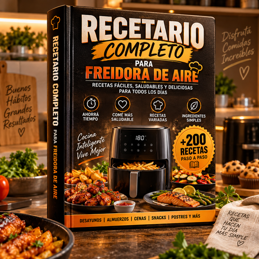Recetario Completo para Freidora de Aire
